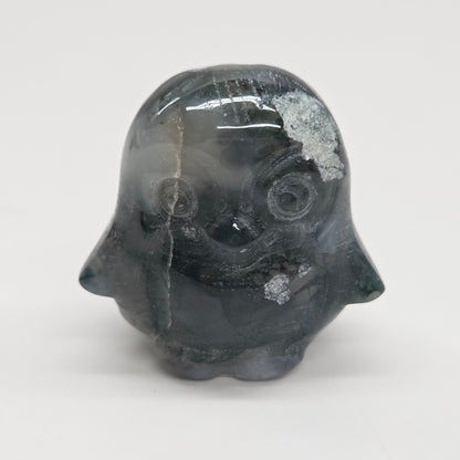 Cute penguin carving