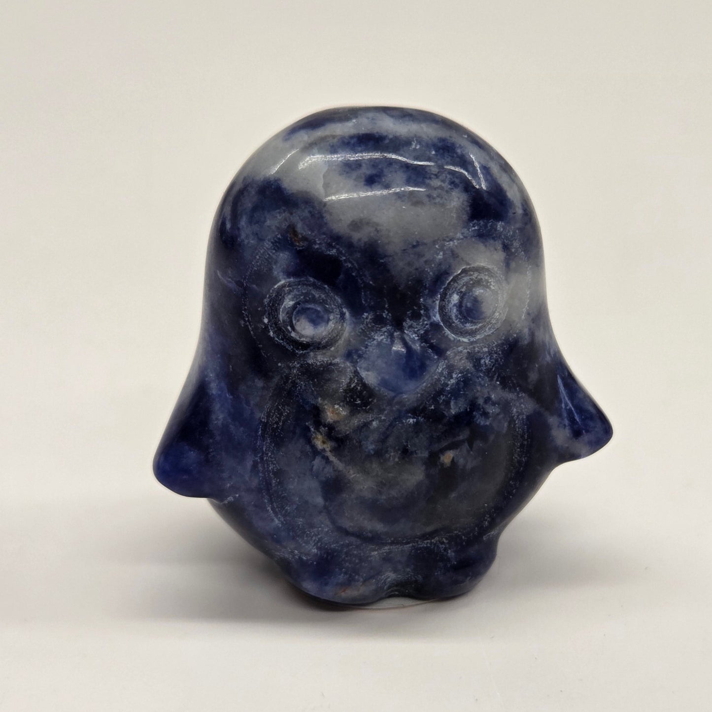 Cute penguin carving