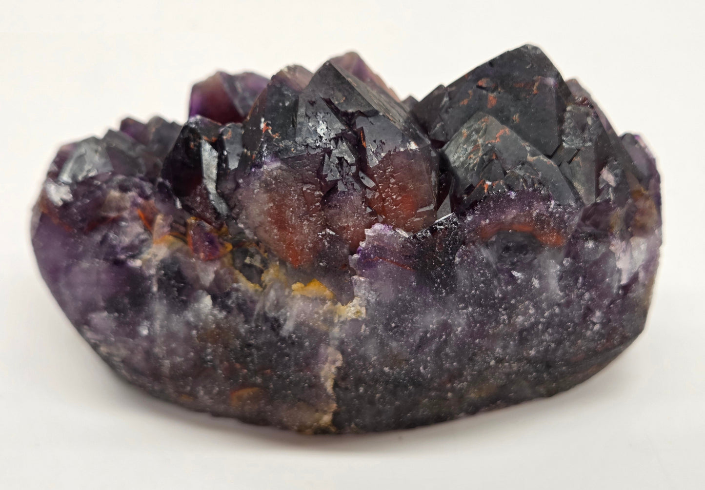 Hematite Included Amethyst clusters