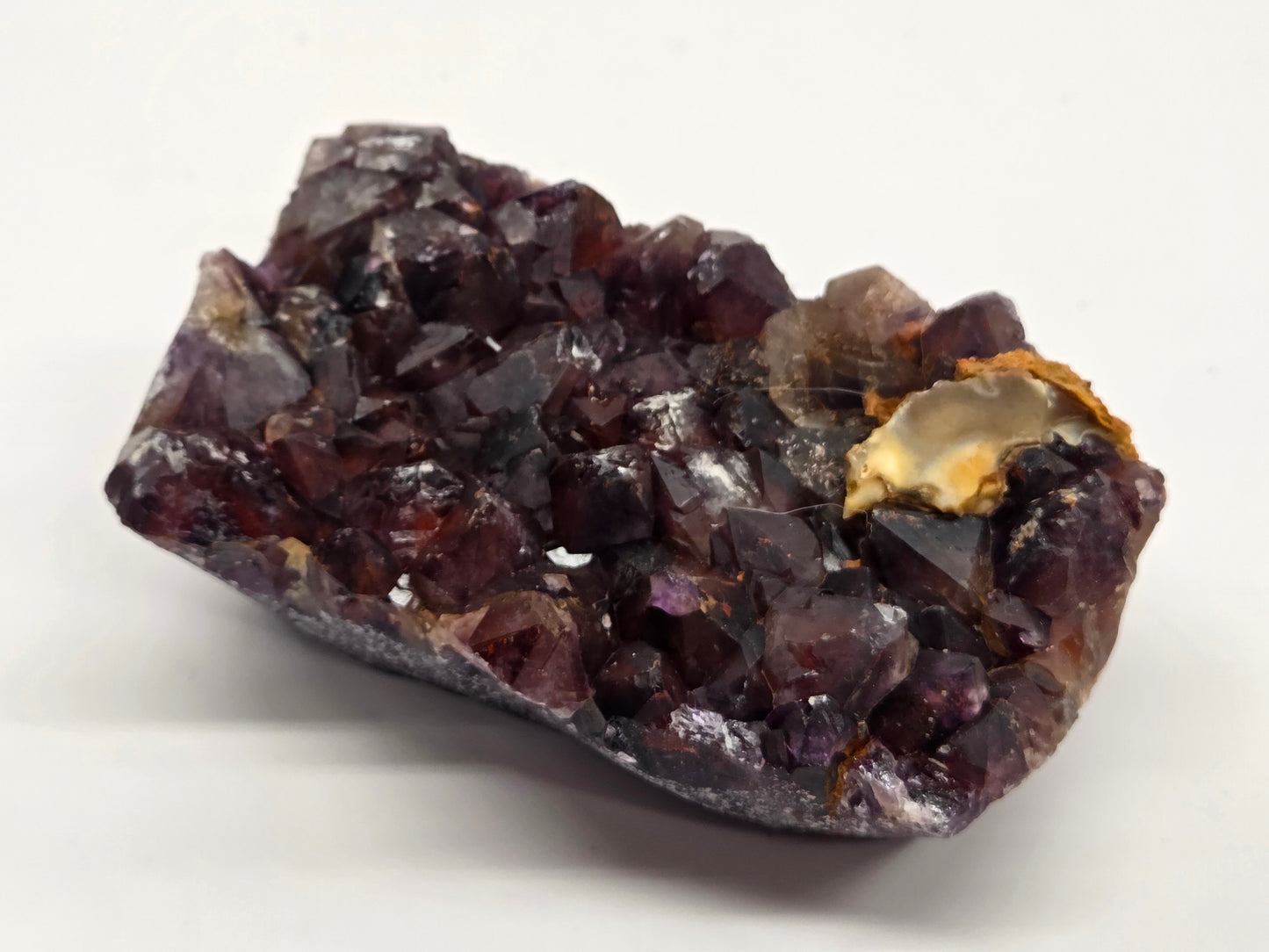 Hematite Included Amethyst clusters