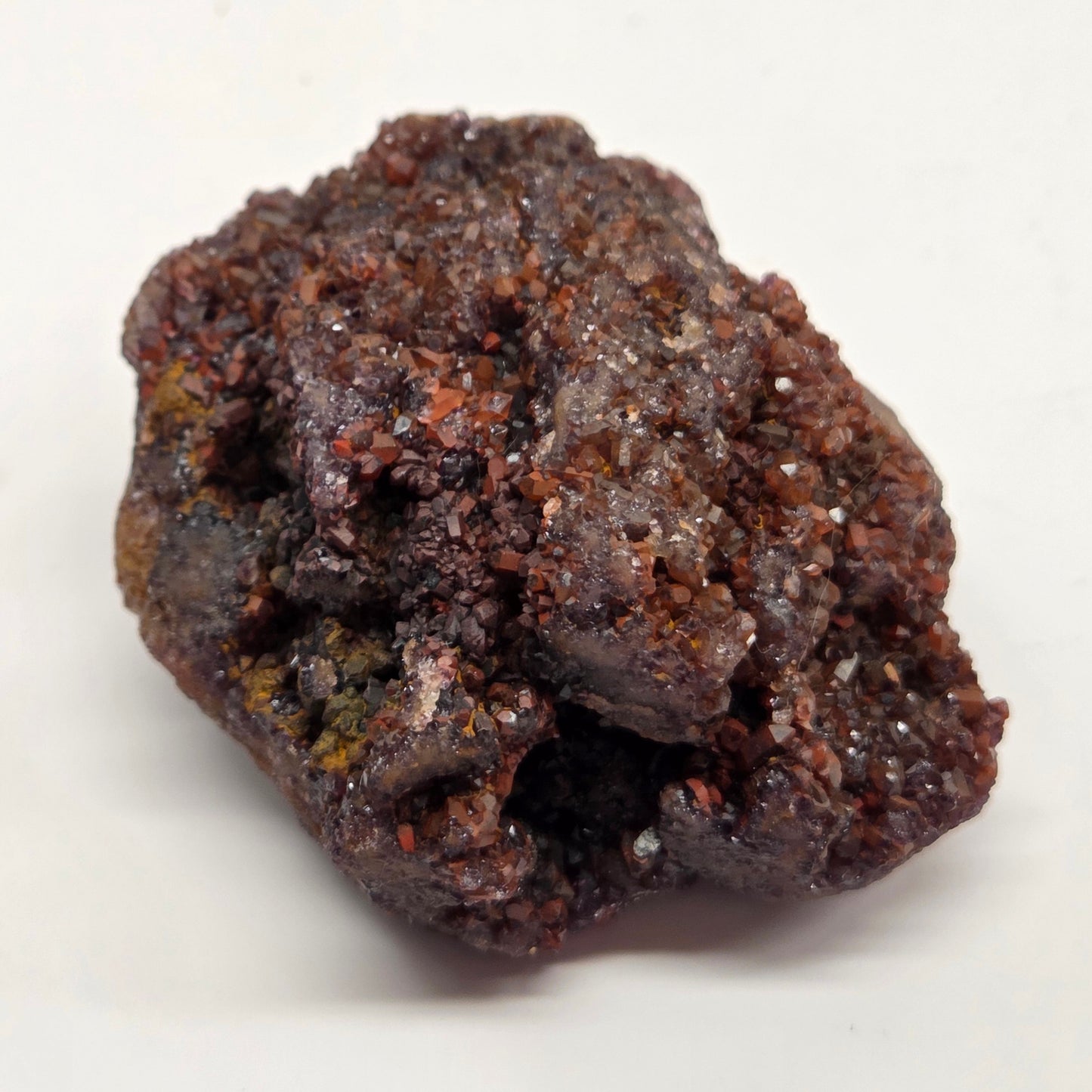 Hematite Included Amethyst clusters