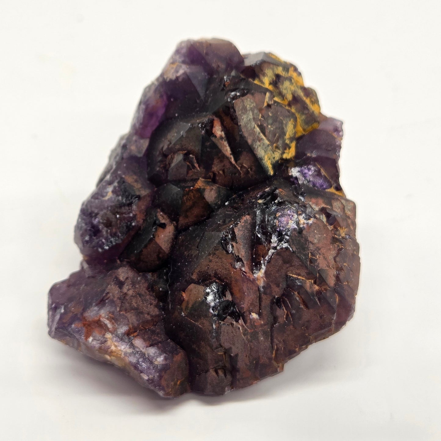 Hematite Included Amethyst clusters