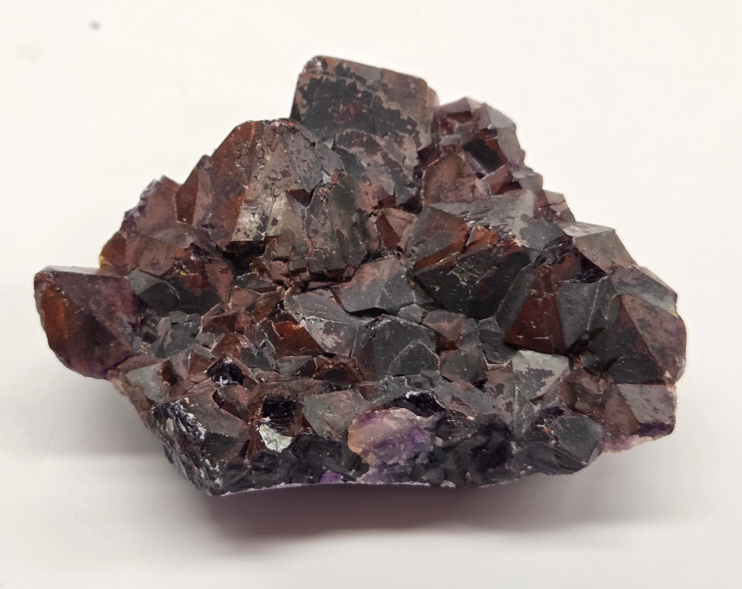 Hematite Included Amethyst clusters