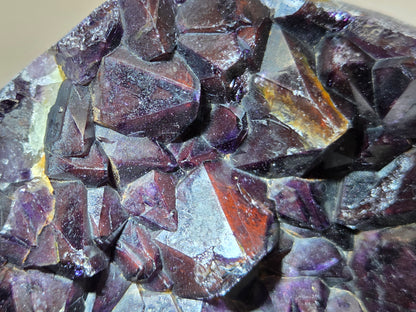 Hematite Included Amethyst clusters
