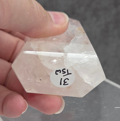 Girasol Rose Quartz tower