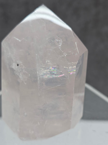 Girasol Rose Quartz tower