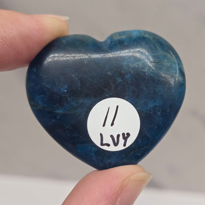 Blue Apatite heart