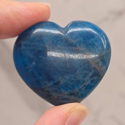 Blue Apatite heart