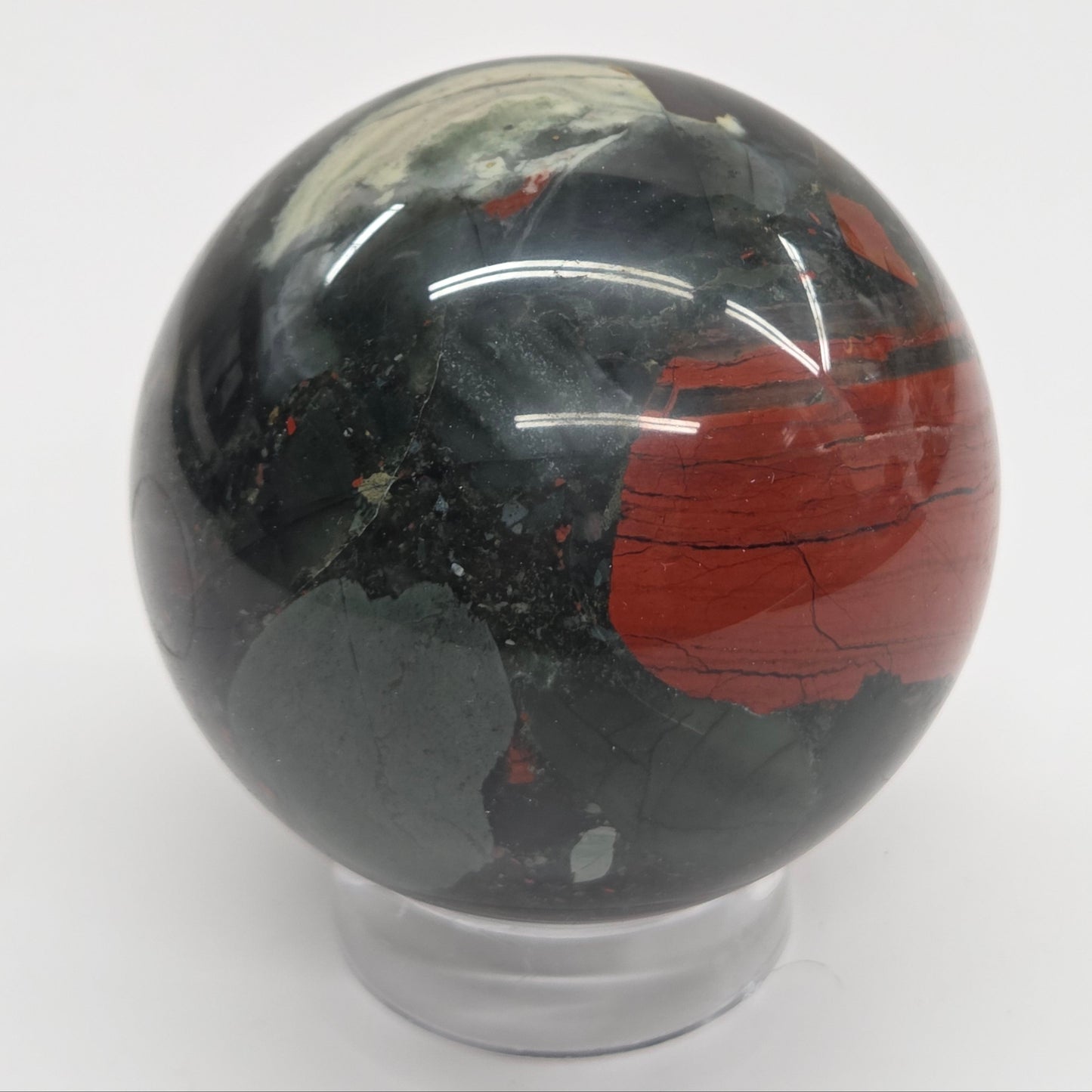 African Bloodstone sphere