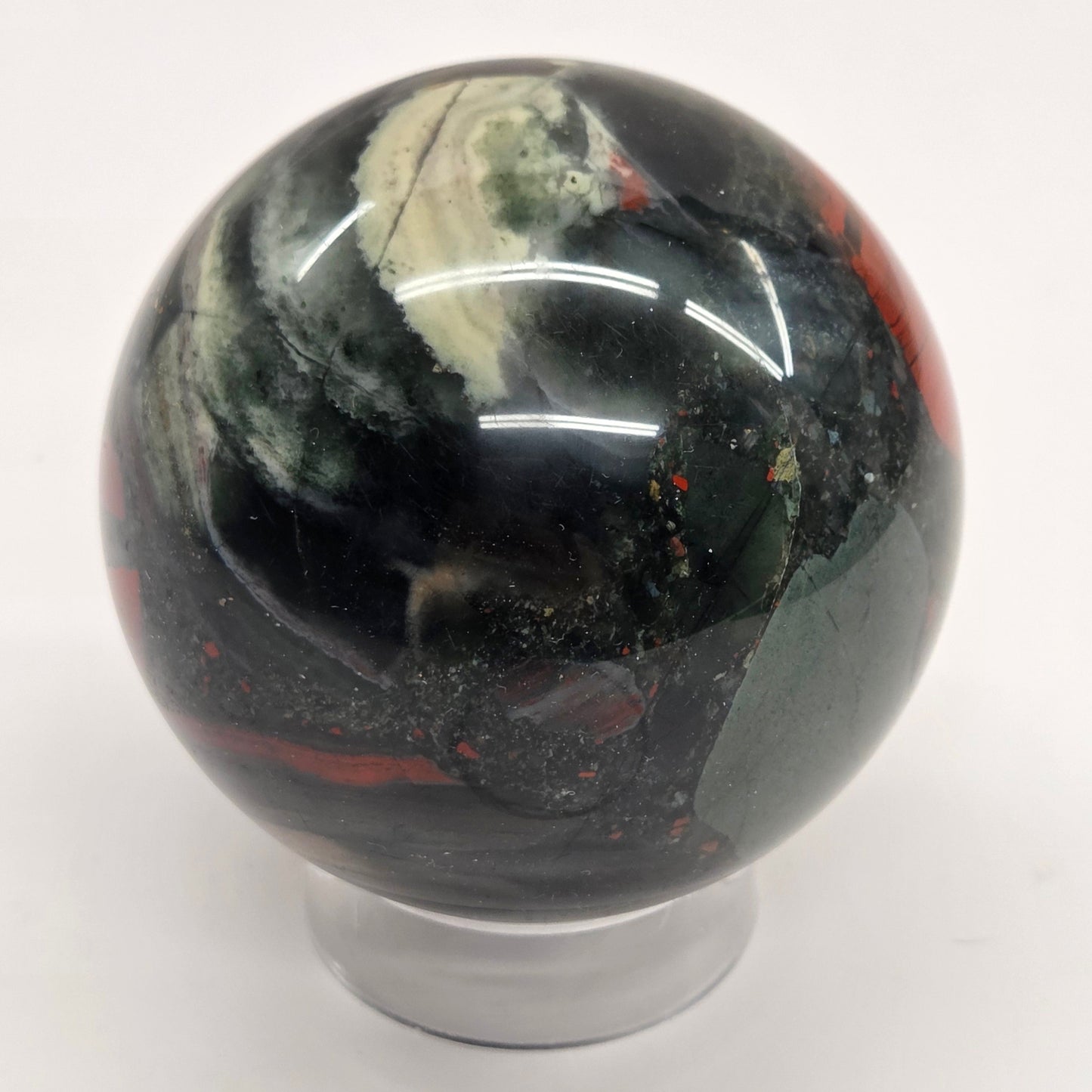 African Bloodstone sphere