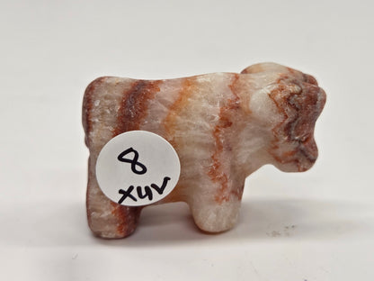 Bull carving