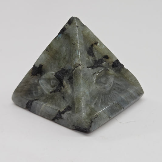 "All seeing eye" pyramid carving