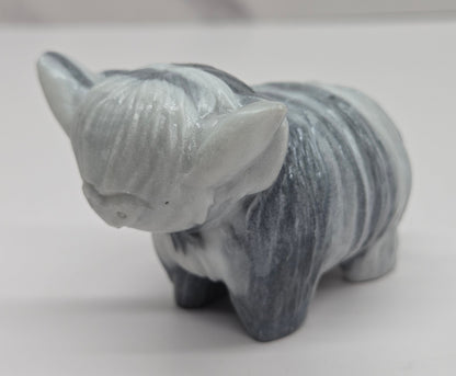 Highland cow carvings (style A)