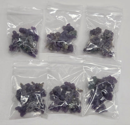 Grape Agate raw specimens