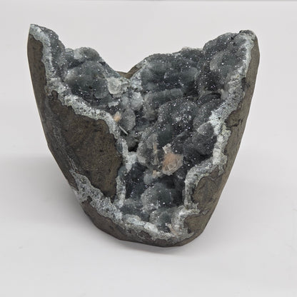 Apophyllite on Chalcedony & Stillbite
