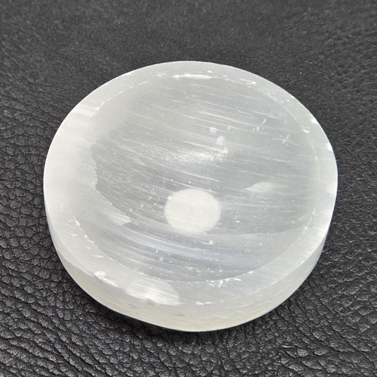 Satin spar bowl