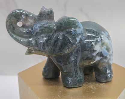 Elephant - Moss Agate (L)