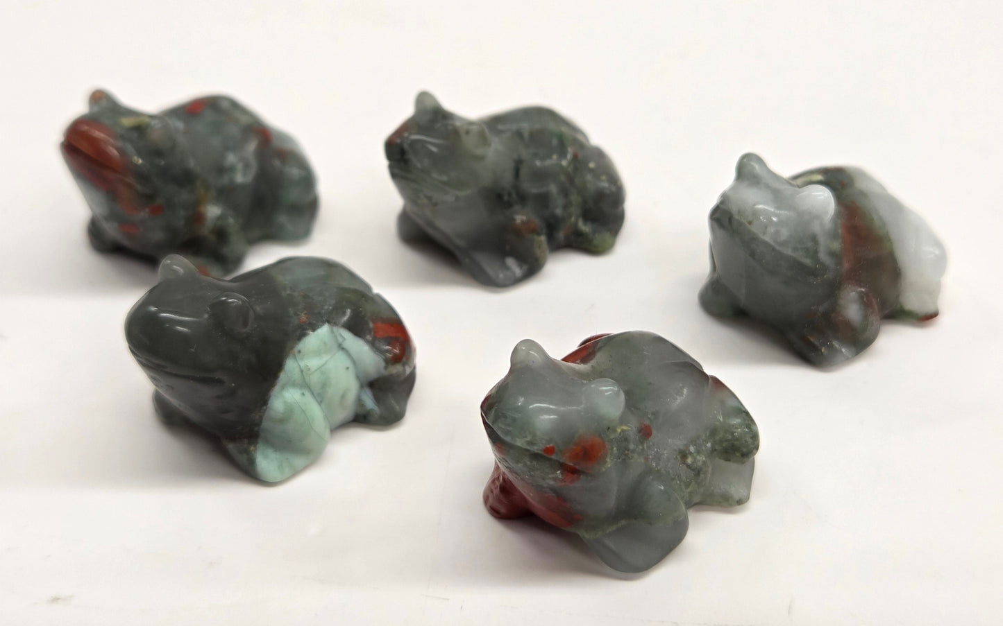 Frog carving