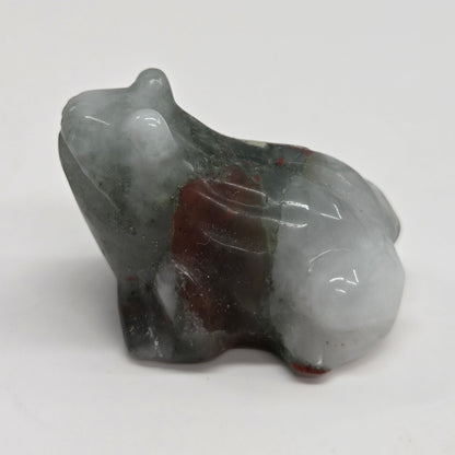 Frog carving