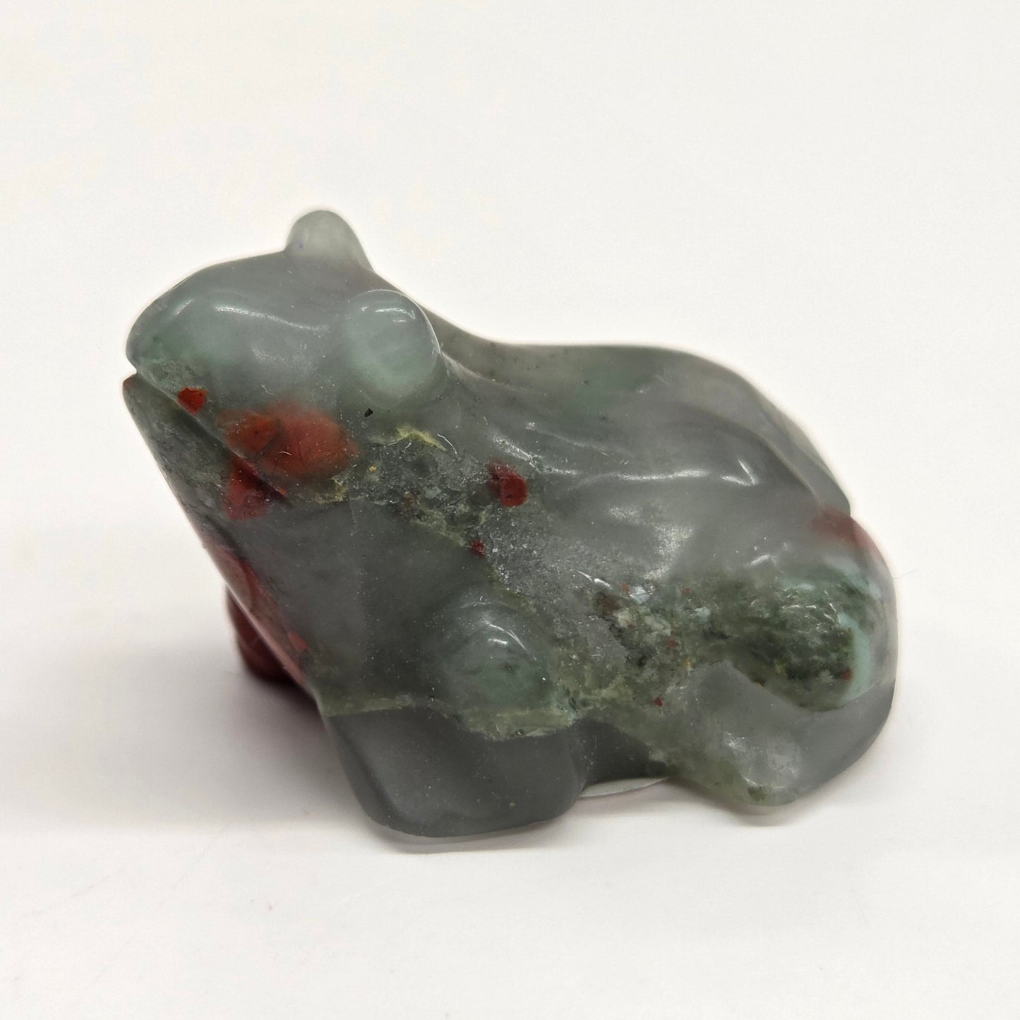 Frog carving