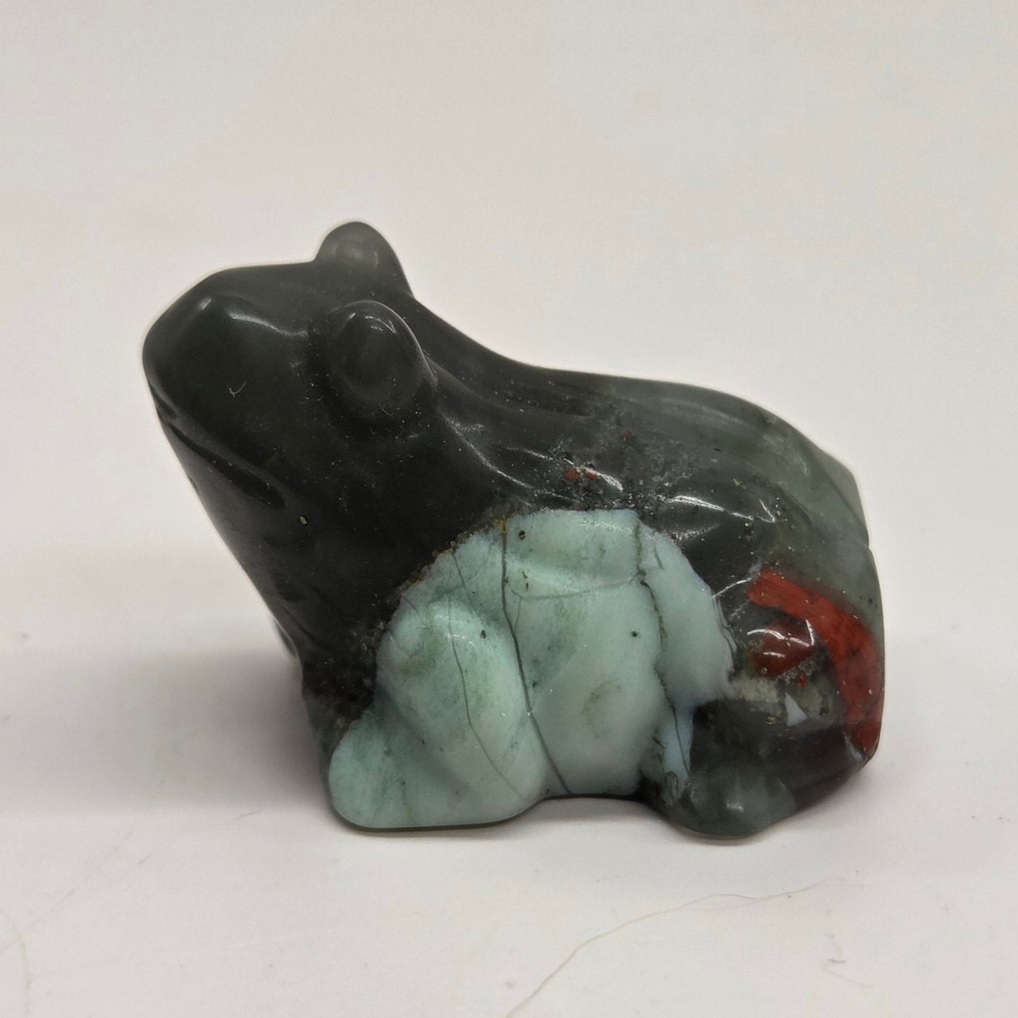 Frog carving