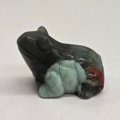 Frog carving