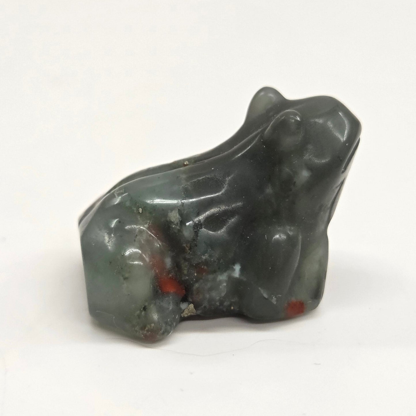 Frog carving