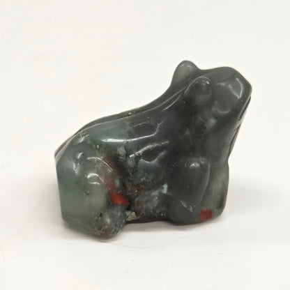 Frog carving
