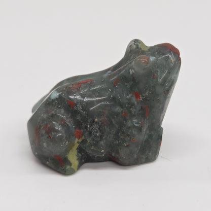 Frog carving