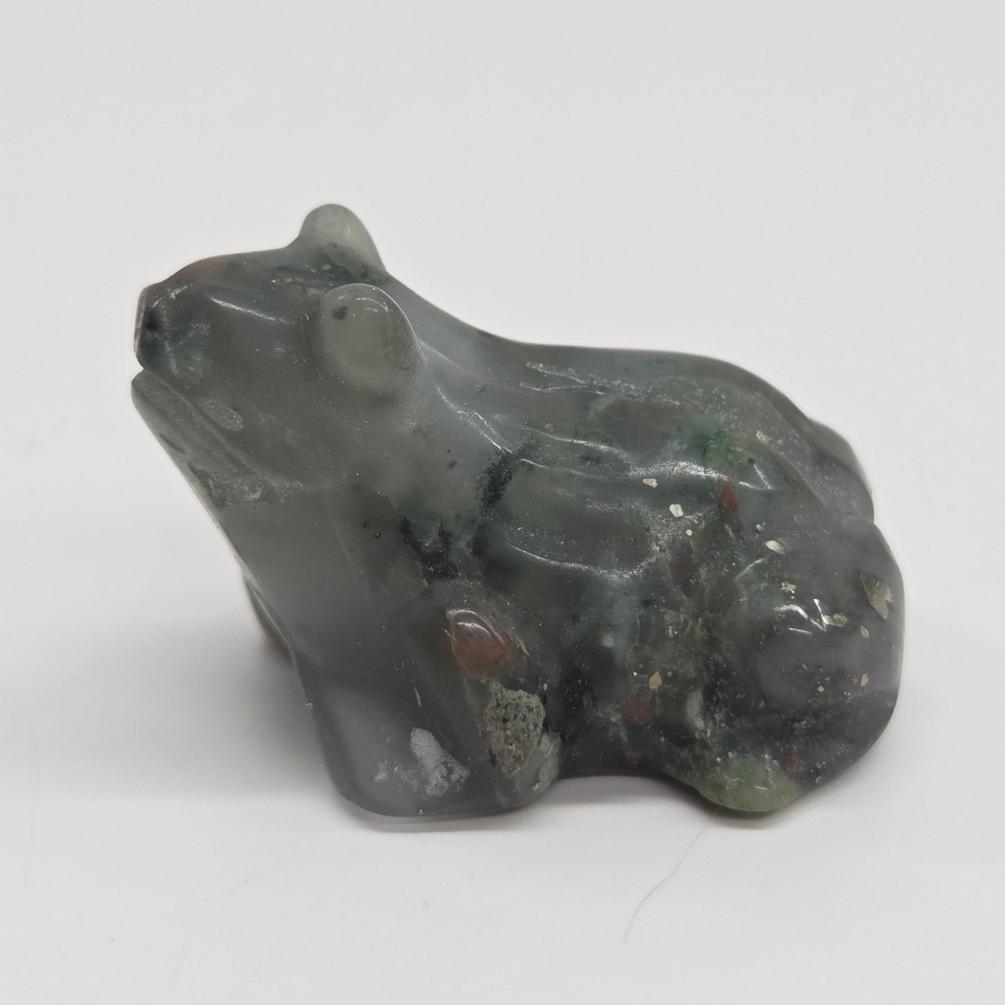 Frog carving