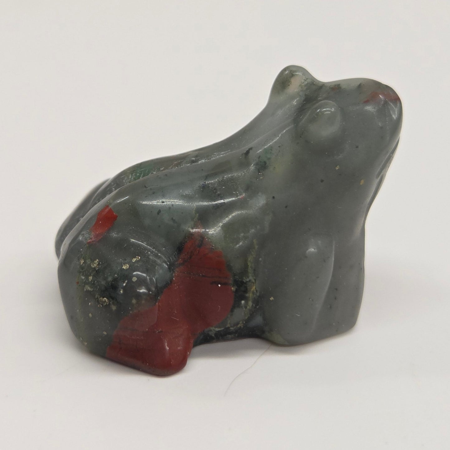 Frog carving