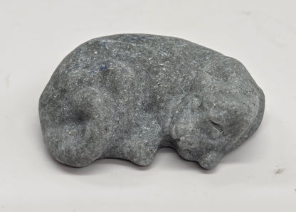 Sleeping dog carving