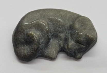 Sleeping dog carving