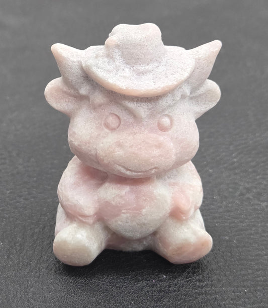 Cute cow carving