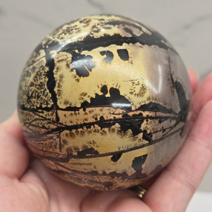 Picture Jasper sphere