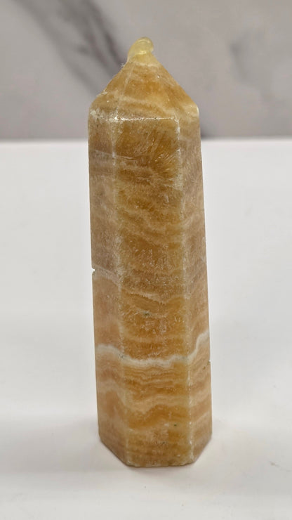 Orange Banded Calcite tower