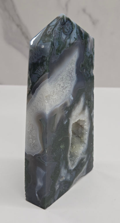 Moss Agate statement tower