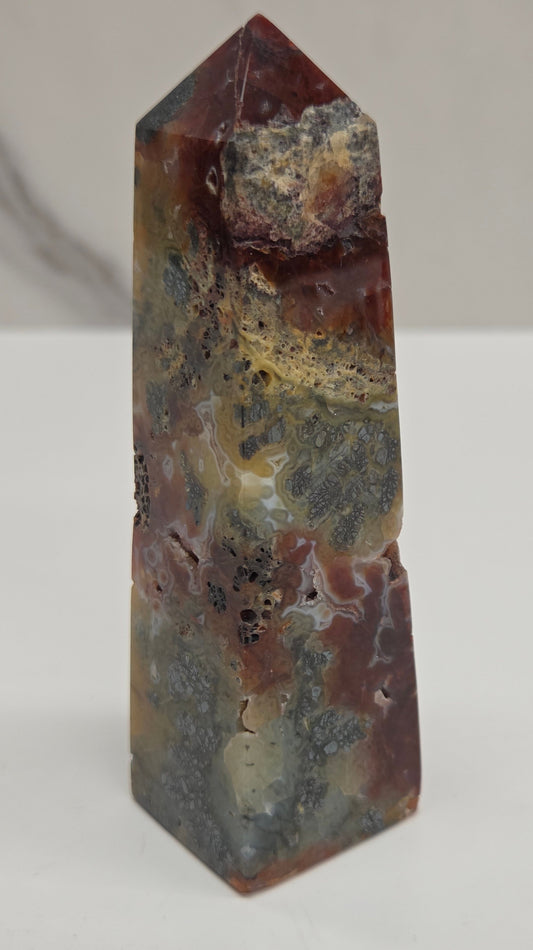 Multi-colored Marcasite tower