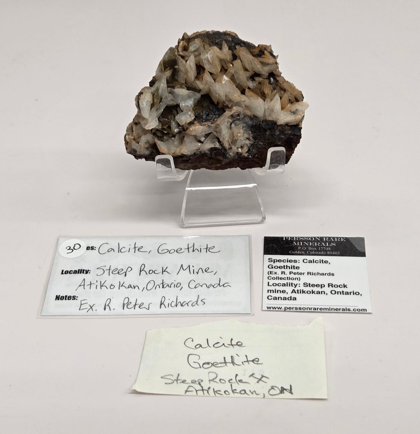 Calcite w/ Goethite