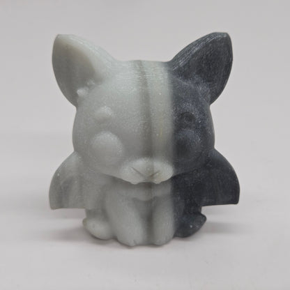 Vampire cat/kitty carving