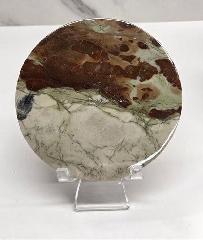 Picture Jasper large round/trivet