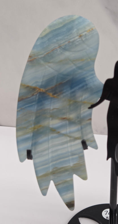 Wings - Fallen Angel Blue Onyx