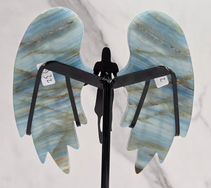 Wings - Fallen Angel Blue Onyx