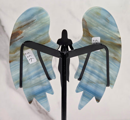 Wings - Fallen Angel Blue Onyx