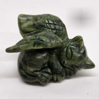 Cat/kitty carving - angel cat (L)