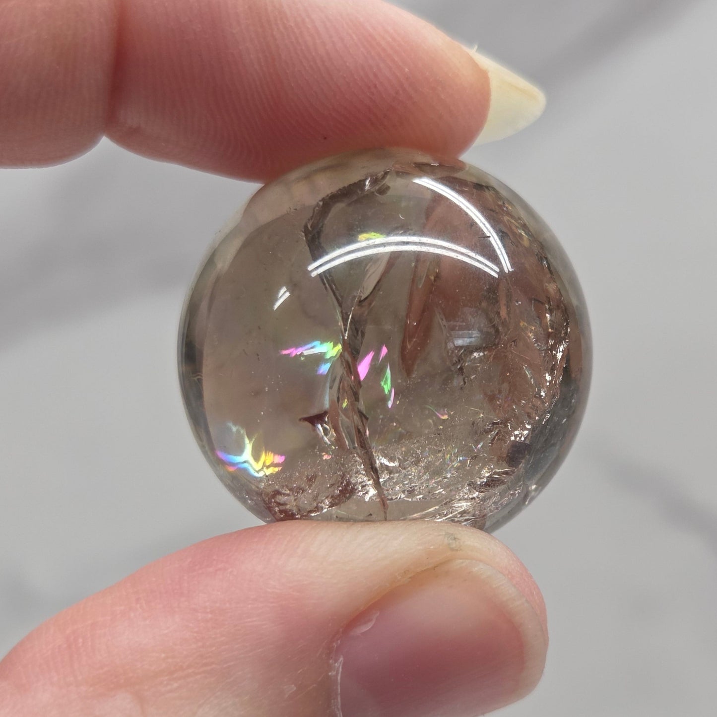 Smoky Quartz sphere (small)