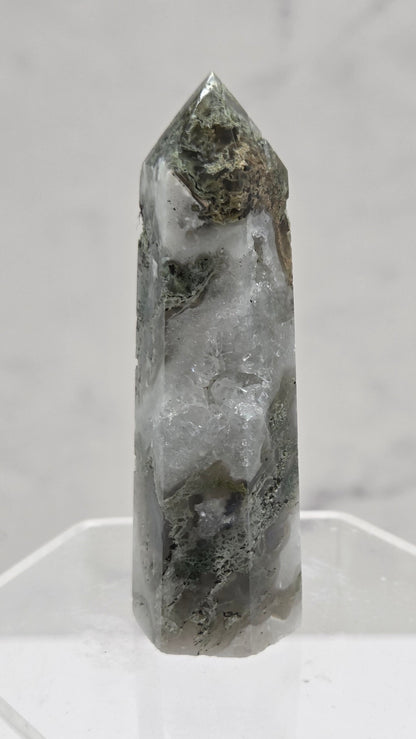 Moss Agate tower (6 sided)