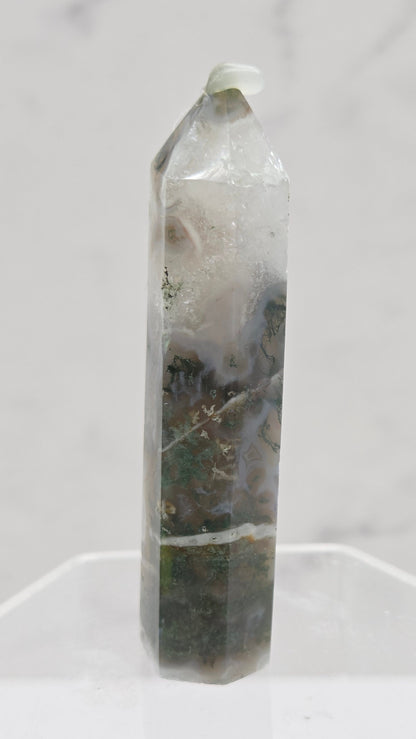 Moss Agate tower (6 sided)
