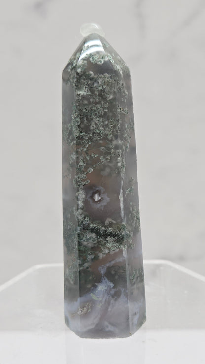 Moss Agate tower (6 sided)