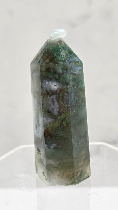 Moss Agate tower (6 sided)